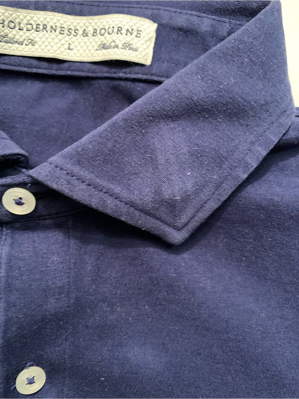 Holderness & Bourne Polo Shirt Golf Tailored Fit with Logo Embroidery - Picture 9 of 13